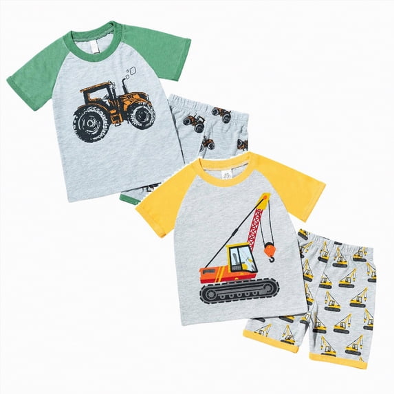 Toddler Boys Shorts and Shirts Toddler Baby Girl Summer Ensemble Paisley Print Short Sleeve Top and Elastic Ponte Shorts