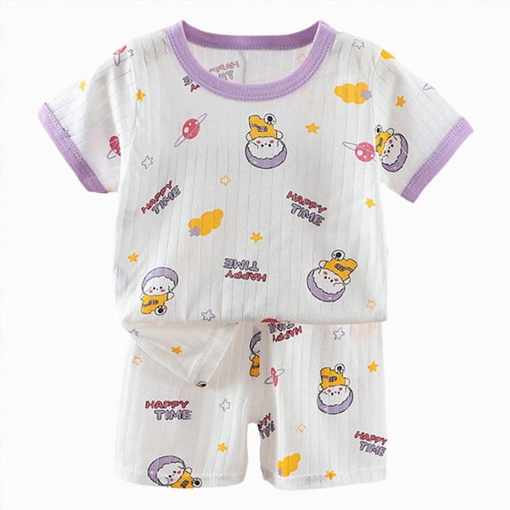 Toddler Boys Summer Clothes 2T 3T 4T 5T Kids 2 Pcs Short Sleeve Graphic Tees and Stretch Shorts Set Toddler Sets for Boys 6T 7T Children 2-3 Years