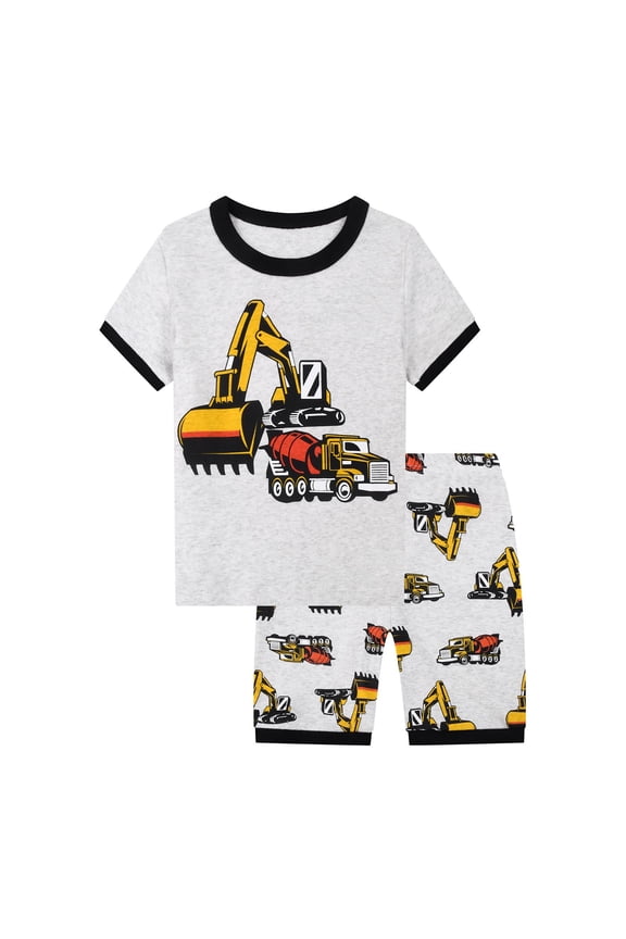Toddler Boys Summer Clothes Set Short-Sleeved Shirt Shorts Set Beach Two-Piece Set 1t 2t 3t 4t 5t 6t Gibobby(7-8 Years,Black)