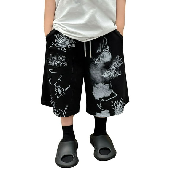 Toddler Boys Sweatpants 7-8 Years Back to School Boys Cargo Pants Size 18-20 Boys Casual Pants Retro Shorts Breathable Summer Kids Playwear Comfortable Toddler to Teen Activewear for Daily Outings