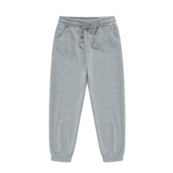 Toddler Boys SweatpantsAdjustable Drawstring Casual Pants with Pockets Boys Solid Pants Grey Pants for Toddler Boy Kids Spring Fall Sweatpants 2-3 Years