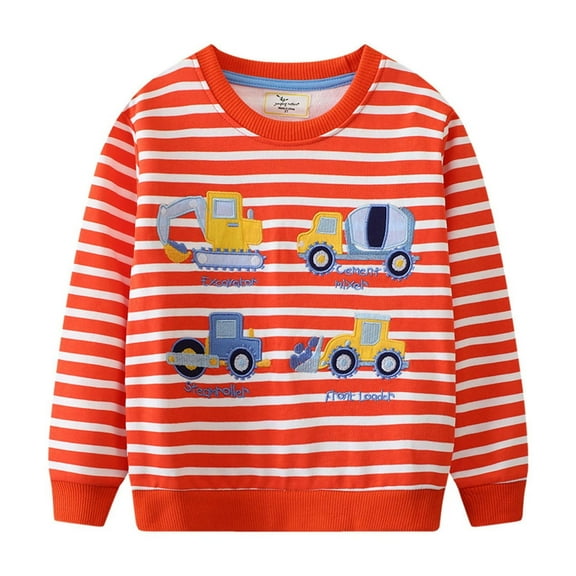 Toddler Boys Sweatshirts 3T Toddler Boys Sweatshirts Dinosaur Long Sleeve Pullover Crewneck Shirts Cartoon Tee Sport Tops For Kids Kid's Fall Fashion Hoodies & Sweatshirts 3-4 Years