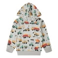thumbnail image 1 of Toddler Boys Sweatshirts Cotton Truck Pullover Crewneck Hoodie 3T (Truck-8141), 1 of 5