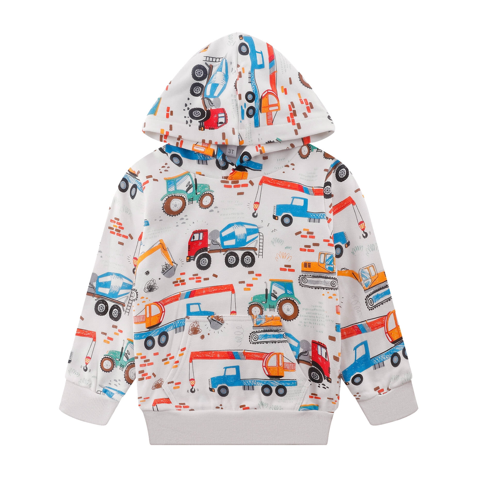 T 259 Toddler Boys Sweatshirts Fall Long Sleeve Cartoon Sport Clothes for ...
