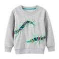 thumbnail image 1 of Toddler Boys Sweatshirts Fall Pullover Children's Casual Crewneck Printed Handsome Cotton Tops for Boys Size 2-3T, 1 of 3