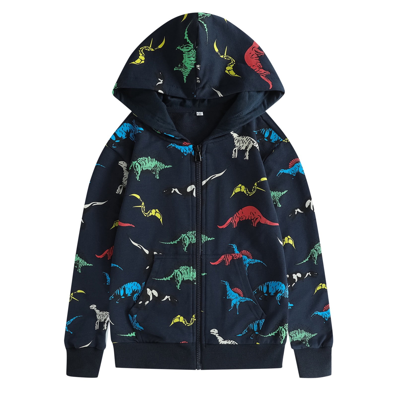 Toddler Boys Sweatshirts Hoodies Teen Lightweight Zip Up Hooded Kids Dinosaur Long Sleeve Sweat Shirt Tops for Boys Size 4-5T