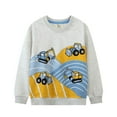 thumbnail image 1 of Toddler Boys Sweatshirts Toddler Boys Sweatshirts Dinosaur Long Sleeve Pullover Crewneck Shirts Cartoon Tee Sport Tops For Kids Kid's Fall Fashion Hoodies & Sweatshirts 18-24 Months, 1 of 4
