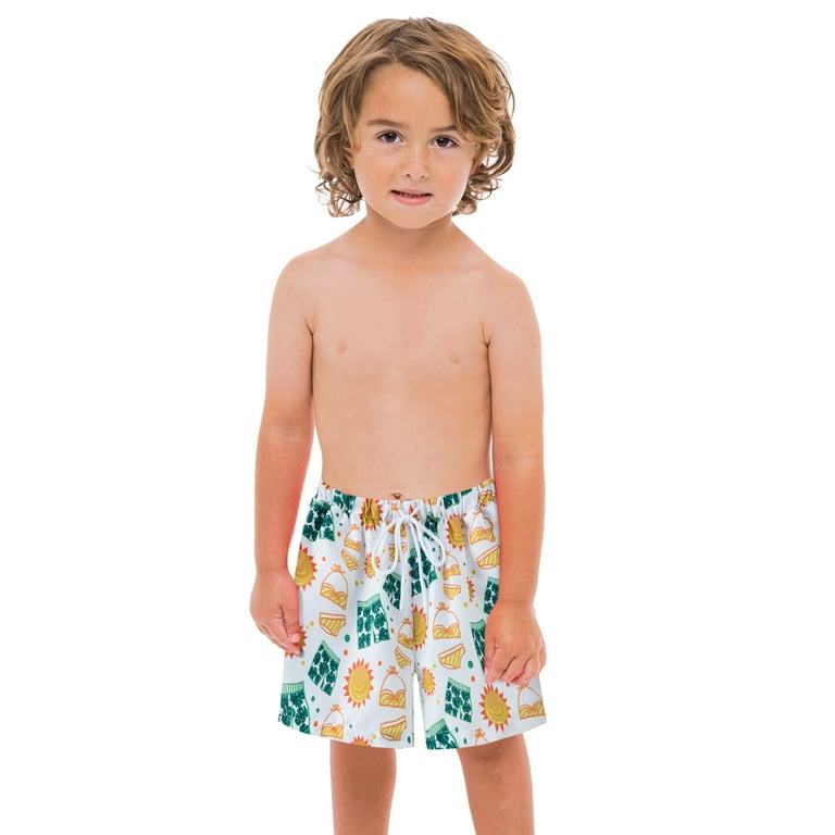 BJUTIR Toddler Boys Swim Shorts 2 8Y Kids Baby Cartoon Swim Trunks Swimsuit Bathing Suit Beach Swimming Shorts Walmart
