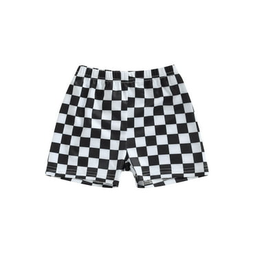 Toddler Boys Swim Trunks Checkerboard Fast Dry Summer Sports Pool Beach Toddler Swim Shorts