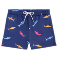 thumbnail image 1 of Toddler Boys Swim Trunks Quick Dry Boys Swim Shorts with Mesh Liner Beach Toddler Boys Bathing Suit Blue Shark 2T, 1 of 7