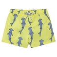 thumbnail image 1 of Toddler Boys Swim Trunks Quick Dry Boys Swim Shorts with Mesh Liner Beach Toddler Boys Bathing Suit Yellow Shark 3T, 1 of 7