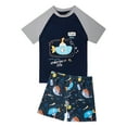 thumbnail image 1 of Toddler Boys Swimsuit Cartoon Printed Two Piece Summer Beach Swimwear Size 2-3T, 1 of 8