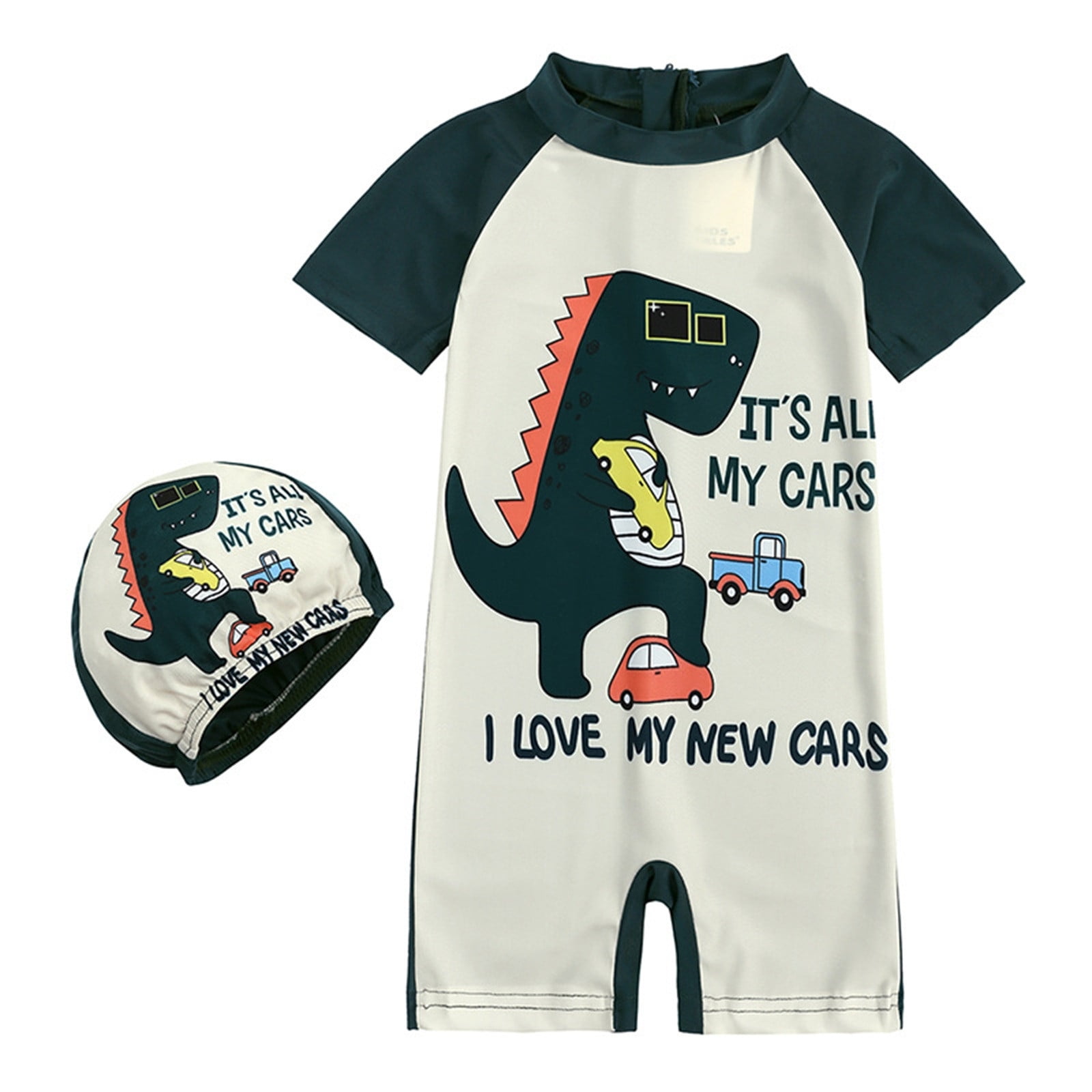 YDOJG Toddler Boys Swimsuit Summer Swimwear Kids Baby Girls Dinosaur