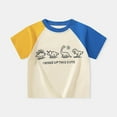 thumbnail image 1 of Toddler Boys T Shirt Cartoon Graphic Tees Soft Toddler Short Sleeve Shirt Boys Tshirt Boys 3T Shirts, 1 of 8