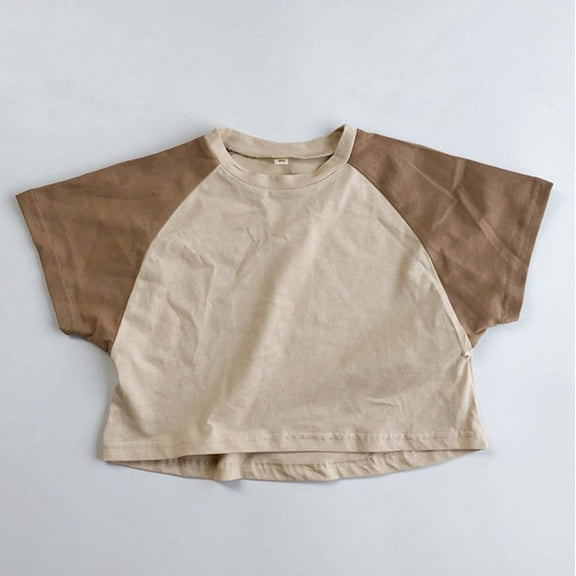 Toddler Boys T Shirt Comfortable Boys Short Sleeve Shirt Solid T-Shirts Boys Tee Shirts Boys 2T Clothes