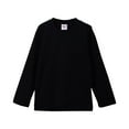 thumbnail image 1 of Toddler Boys T-Shirts Long Sleeve Solid Basic T Shirt Casual Tees Spring Fall Undershirt Fashion Daily Playwear Tshirt Tops, 1 of 3