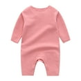 thumbnail image 1 of Toddler Boys Thermal Underwear Rompers - Long Sleeve, Solid Color, Soft Fabric - Newborn/Infant Winter Jumpsuits, 1 of 3