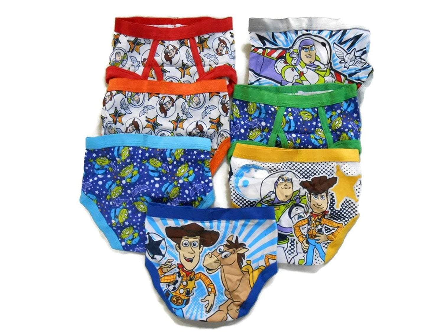 Toddler Boys' Toy Story Favorite Characters Underwear, 7-Pack 
