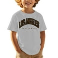 thumbnail image 1 of Toddler Boys Tshirt Los Angeles Shirts Graphic Letter Print Short Sleeve Casual Crewneck Basic Tees Boy Shirt 3-4 Years, 1 of 4