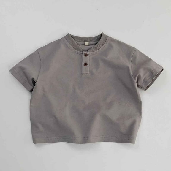 Toddler Boys Tshirts Casual Short Sleeve Shirts Boys Grey Tees Boys Tee Shirts 3T Boy Pajamas