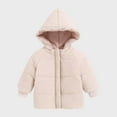 thumbnail image 1 of Toddler Boys Winter Coat Cute Hooded Jackets with Pockets Long Sleeve Light Puffer Coat Toddler Girl Clothes Winter 2-3 Years, 1 of 4