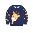 thumbnail image 1 of Toddler Boys Winter PullOver Girafee Sweatshirt, 1 of 4