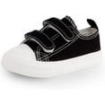 thumbnail image 1 of Toddler Boys and Girls Low Top Canvas Adjustable Strap Sneakers, 1 of 6