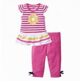 thumbnail image 1 of Toddler Boys and Girls Ribbed Tank Top and Short Set Organic Clothes,Soft Hot Pink 5-6 Years, 1 of 6