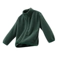 thumbnail image 1 of Toddler Boys and Girls Sherpa Jackets Warm Soft Solid Color Stand Collar Jacket Zipper Fleece Daily Casual Long Sleeved Coats Green 9 Years, 1 of 8
