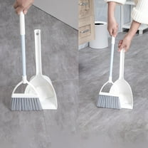 Toddler Broom and Cleaning Set,Broom and Dustpan Set,Mini Brooms with Dustspan for Kids,Kids Brooms and Dustspan Set for Toddlers,Little Housekeeping Set(White 20*6*5in)from ANMUYUM