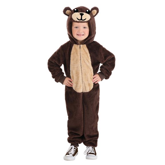 Toddler Brown Bear Jumpsuit Costume