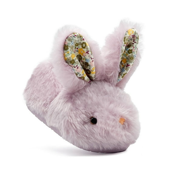 Toddler Bunny Slippers for Girls Boys Cute Animal Fluffy Slippers Kids Fuzzy House Shoes Soft Plush Warm Winter Rabbit Home Slipper Indoor Outdoor Shoe