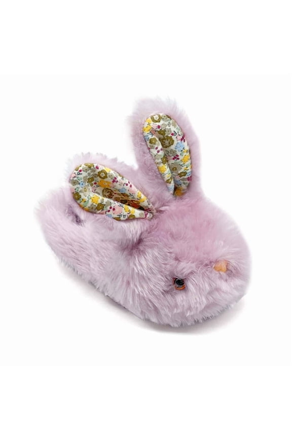 Toddler Bunny Slippers Girls Boys Kids Bunny House Slipper Winter Rabbit Slippers, Cute Soft Plush Anti-Slip House Kids Rabbit Warm Winter Slippers for Indoor Outdoor