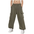 thumbnail image 1 of Toddler Cargo Pants Boy Cargo Sweatpants for Teen Boys Casual Elastic Waist Drawstring Sweat Pants Teens Active Workout Joggers with Pockets, 1 of 9