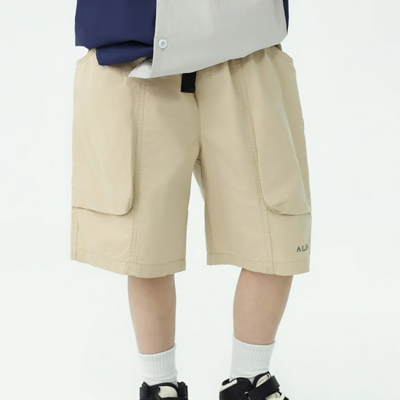 Toddler Cargo Shorts for Kids Stretchy Relaxed Casual Boy Clothes Summer Boy's Clothing 3-4 Years