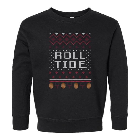 Toddler Chad & Jake Black Alabama Crimson Tide Christmas Sweatshirt