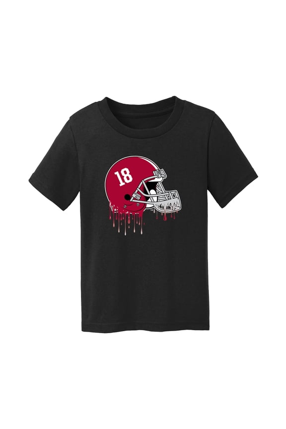 Toddler Chad & Jake Black Alabama Crimson Tide Helmet T-Shirt
