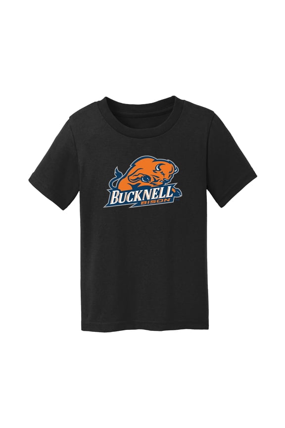 Toddler Chad & Jake Black Bucknell Bison Logo T-Shirt