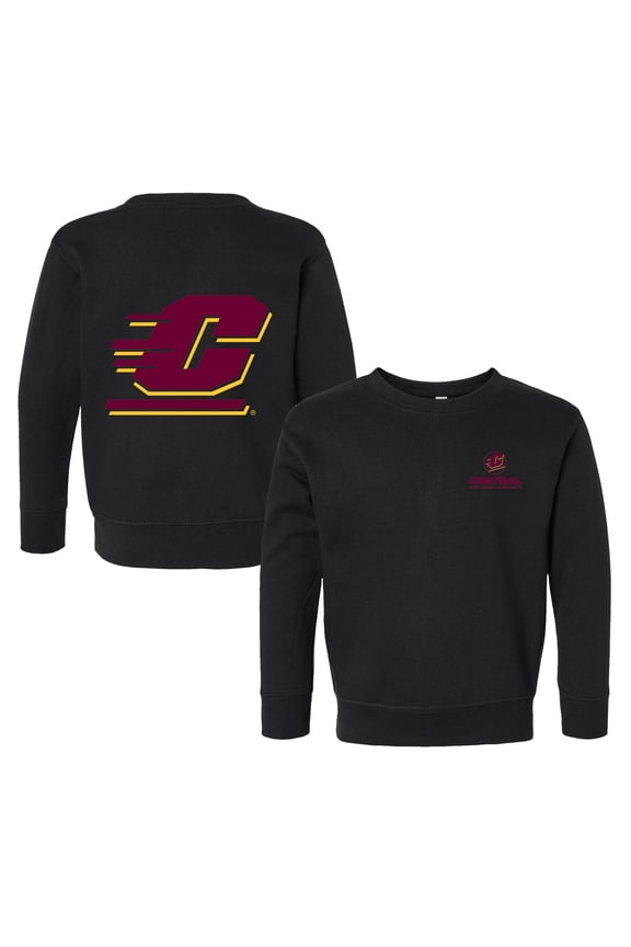Toddler Chad & Jake Black Central Michigan Chippewas Logo Pullover Sweatshirt
