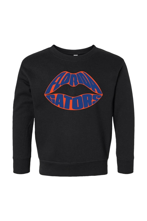 Toddler Chad & Jake Black Florida Gators Lips Sweatshirt