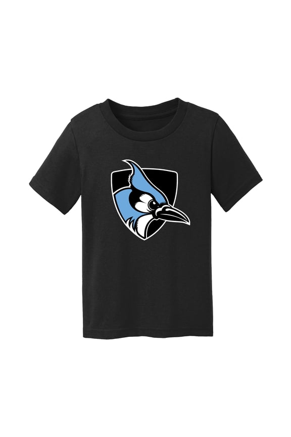 Toddler Chad & Jake  Black Johns Hopkins Blue Jays Logo T-Shirt