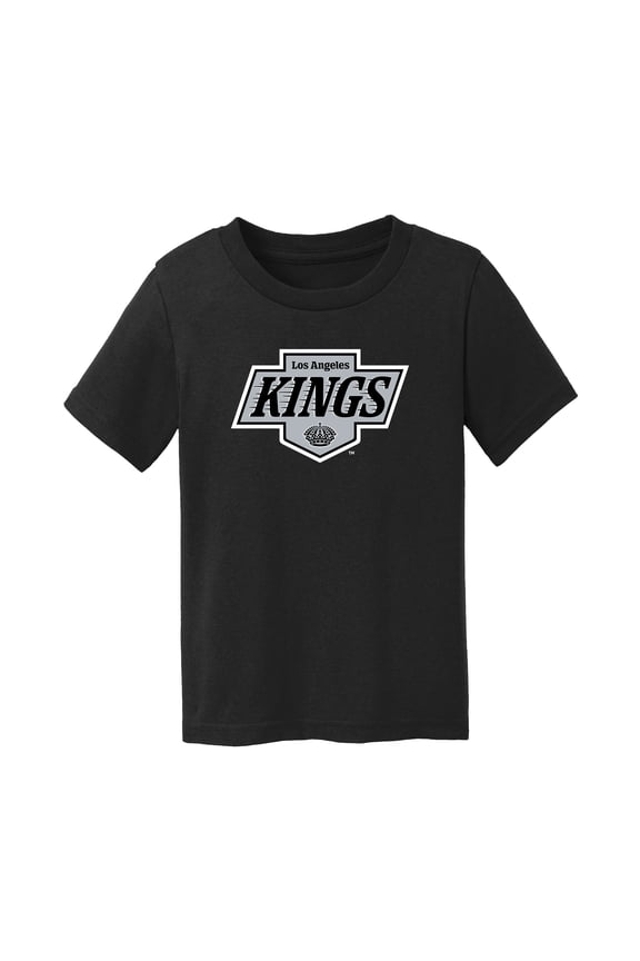Toddler Chad & Jake Black Los Angeles Kings Primary Logo T-Shirt