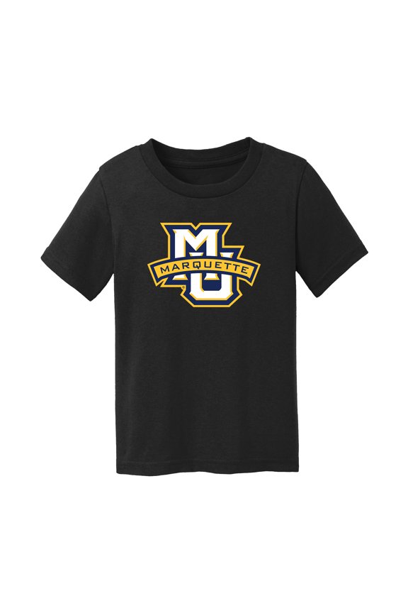 Toddler Chad & Jake  Black Marquette Golden Eagles Logo T-Shirt