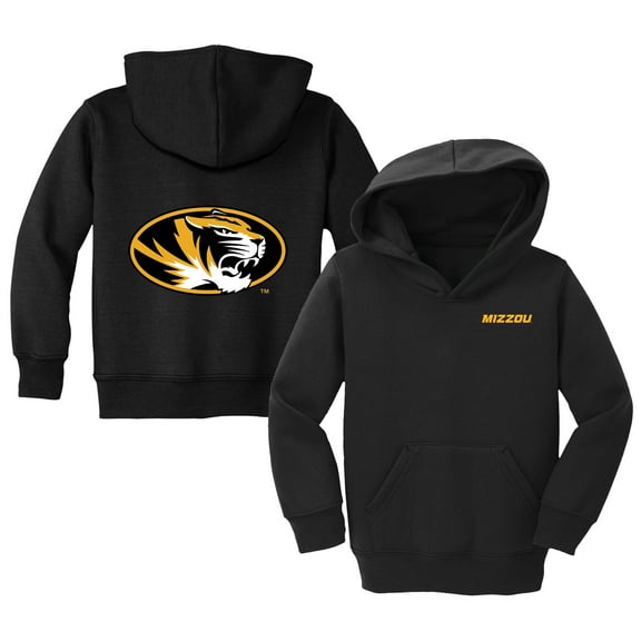 Toddler Chad & Jake Black Missouri Tigers Primary Logo Pullover Hoodie