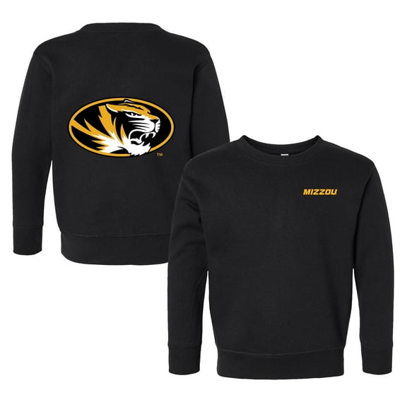Toddler Chad & Jake Black Missouri Tigers Primary Logo Pullover Sweatshirt