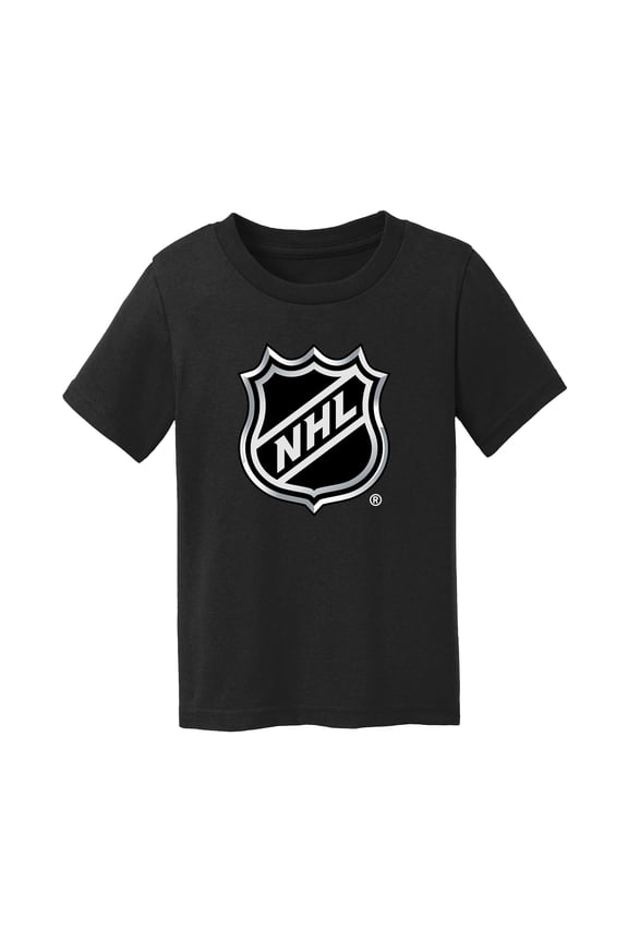 Toddler Chad & Jake Black NHL Primary Logo T-Shirt