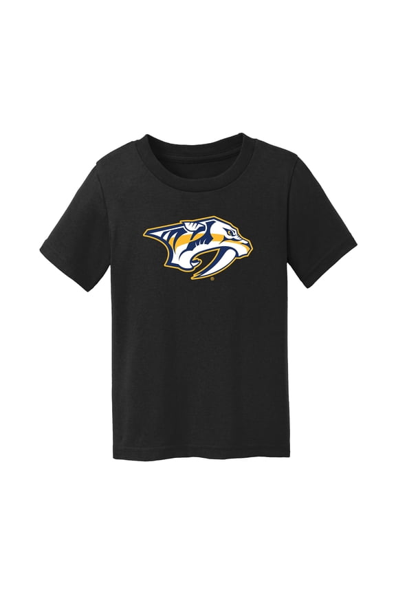 Toddler Chad & Jake Black Nashville Predators Primary Logo T-Shirt