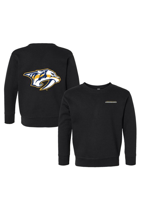 Toddler Chad & Jake Black Nashville Predators Pullover Sweatshirt