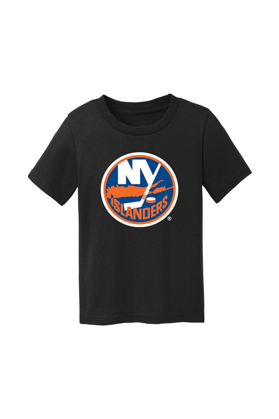 Toddler Chad & Jake Black New York Islanders Primary Logo T-Shirt