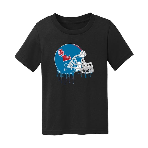 Toddler Chad & Jake Black Ole Miss Rebels Helmet T-Shirt